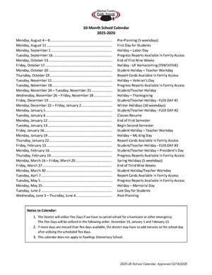 Calendar